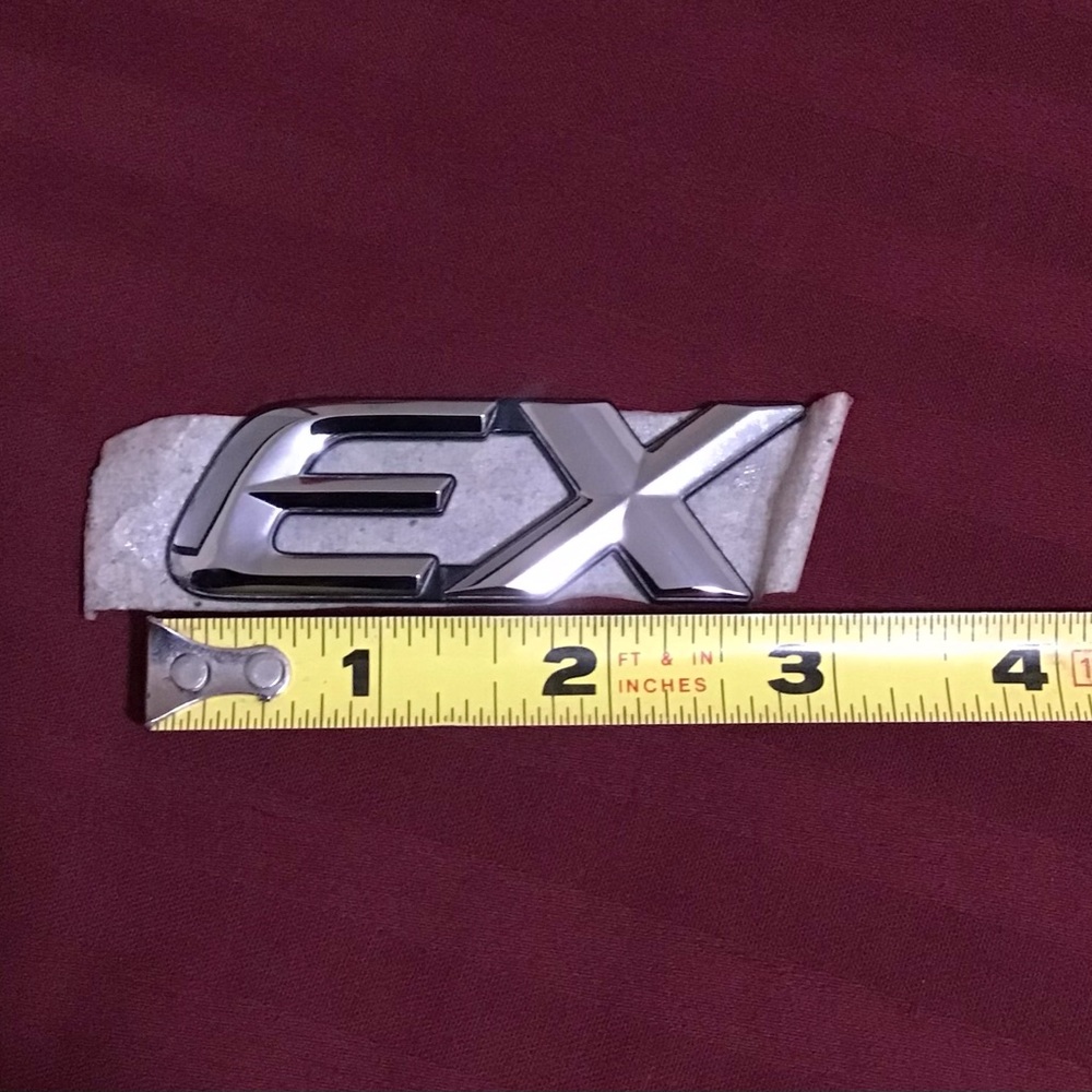 Honda Civic & Accord EX Car Emblem Replacement. Brand New